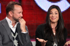 Stylists Clinton Kelly and Stacy London of 'What Not To Wear' speak during the TLC portion of the 2010 Television Critics Association Press Tour
