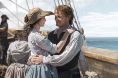 'Outlander': Jamie and Claire Set Sail to Rescue Young Ian (PHOTOS)