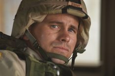Jason Ritter as Capt. Troy Denomy on the set of The Long Road Home at U.S. Military post, Fort Hood