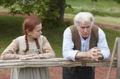 Ella Ballentine as Anne Shirley and Martin Sheen as Matthew Cuthbert in 'Anne of Green Gables: The Good Stars'