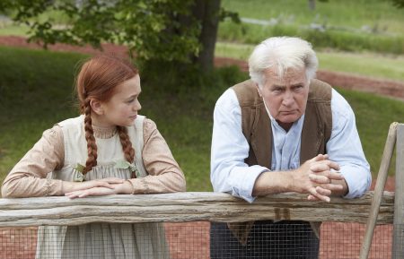 Ella Ballentine as Anne Shirley and Martin Sheen as Matthew Cuthbert in 'Anne of Green Gables: The Good Stars'