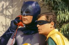 Adam West as Batman and Burt Ward as Robin