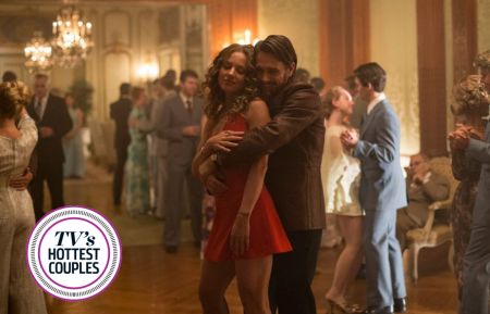 The Deuce - Margarita Levieva (Abby) and James Franco (Vincent)