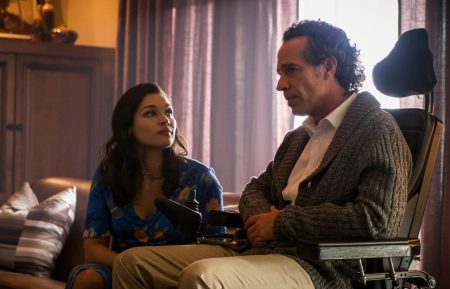 Kim Engelbrecht as Marlize DeVoe and Neil Sandilands as Clifford DeVoe in The Flash