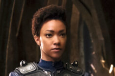 Sonequa Martin-Green as First Officer Michael Burnham in Star Trek Discovery