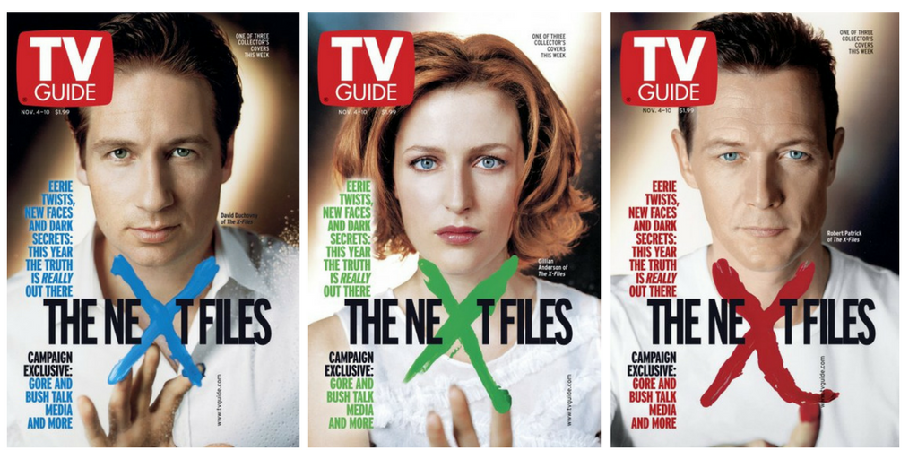 The X-Files on the Cover of TV Guide Magazine