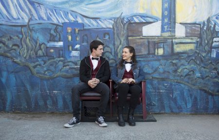 Dylan Minnette and Katherine Langford in 13 Reasons Why