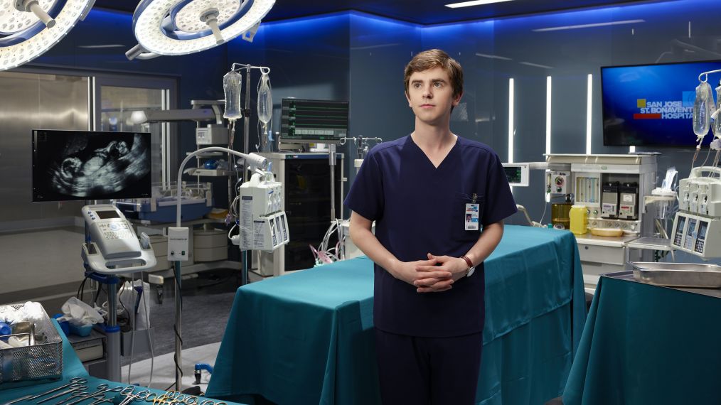 Freddie Highmore as Dr. Shaun Murphy in The Good Doctor