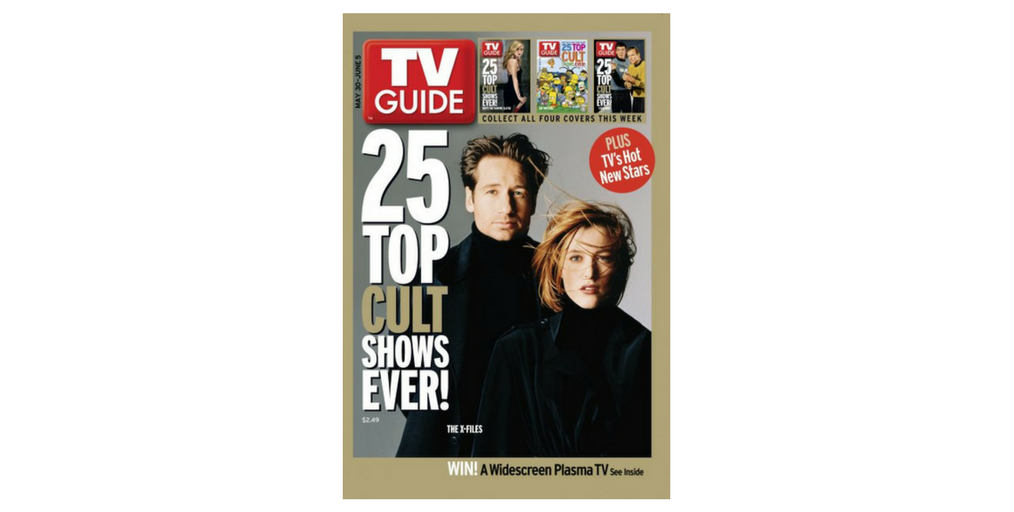 The X-Files on the Cover of TV Guide Magazine