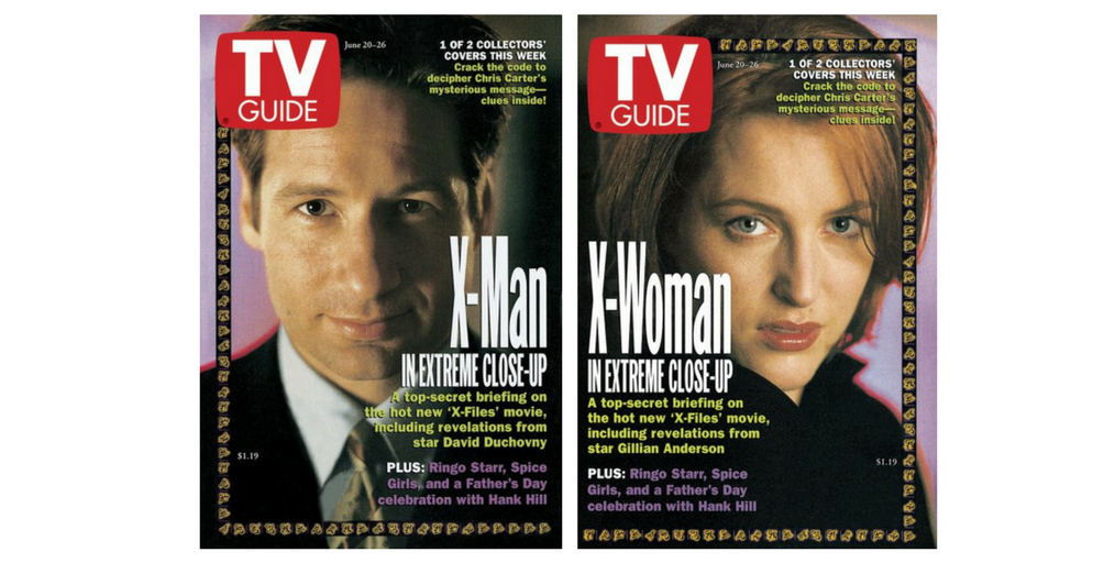 The X-Files on the Cover of TV Guide Magazine