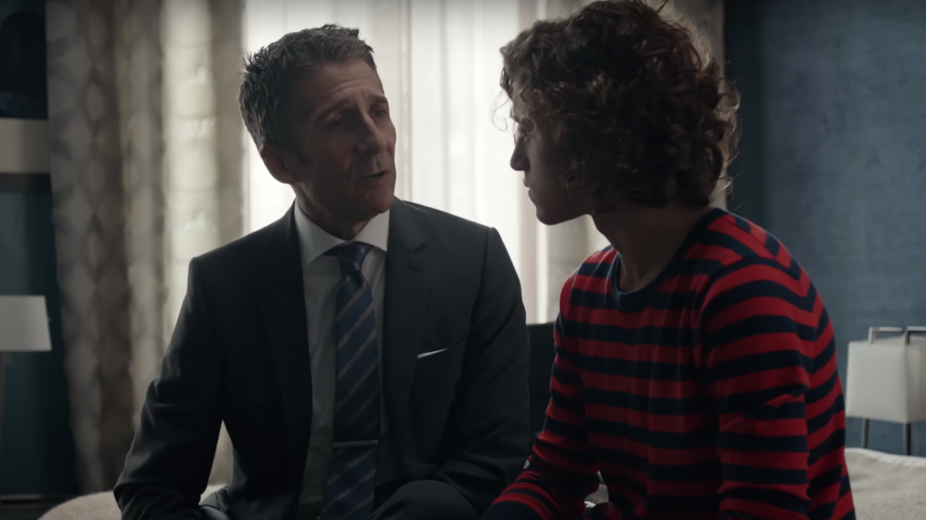 Berlin Station - Leland Orser as Kirsch and Brandon Spink as his teenage son Noah