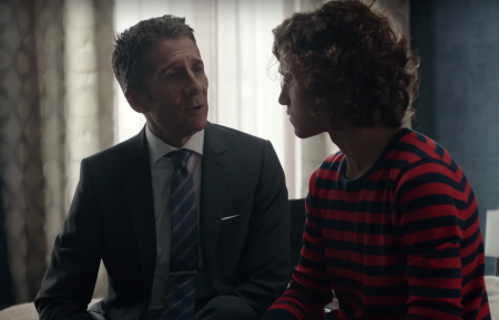 Berlin Station - Leland Orser as Kirsch and Brandon Spink as his teenage son Noah