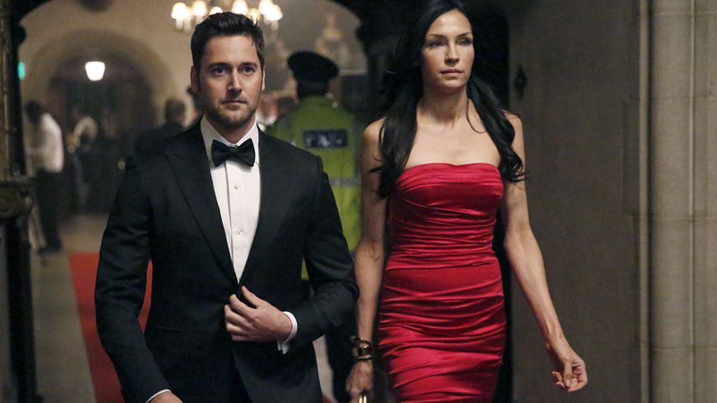 Ryan Eggold and Famke Janssen in NBC's The Blacklist: Redemption