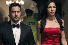 Ryan Eggold and Famke Janssen in NBC's The Blacklist: Redemption