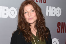 Catherine Keener attends the Show Me A Hero New York screening at The New York Times Center