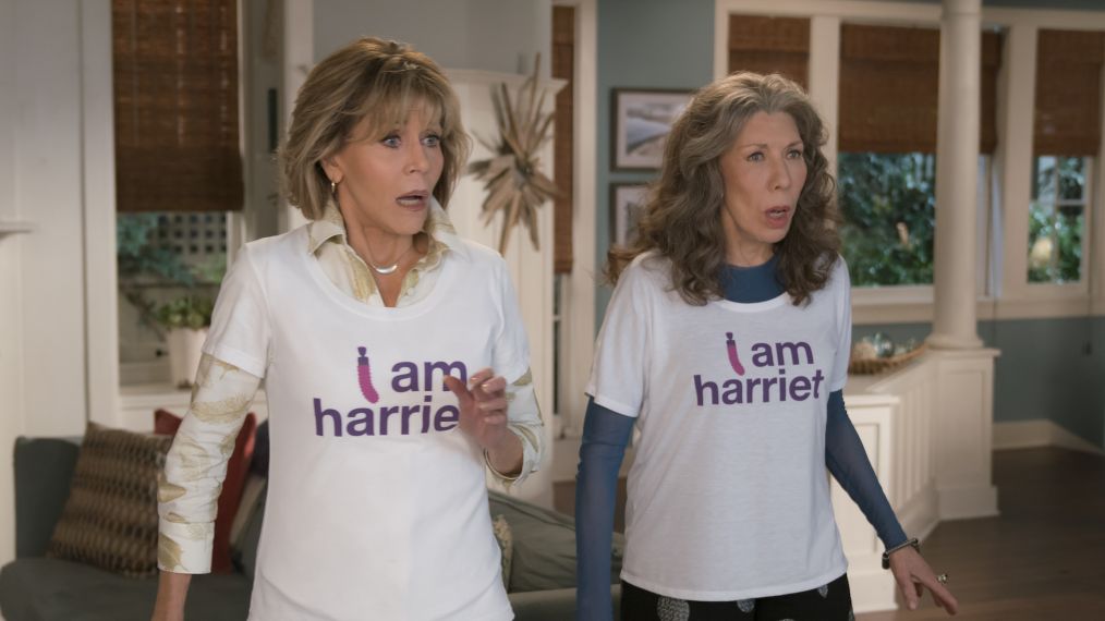 Jane Fonda and Lily Tomlin as Grace and Frankie