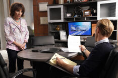 Andrea Martin and Adam Campbell in Great News - Season 2, 'Sensitivity Training'