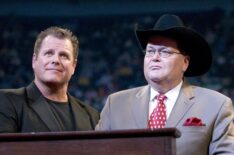 Jerry Lawler and Jim Ross at Monday Night Raw in 2005