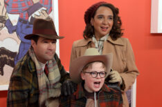 Chris Diamantopoulos, Maya Rudolph, and Andy Walken in A Christmas Story Live!