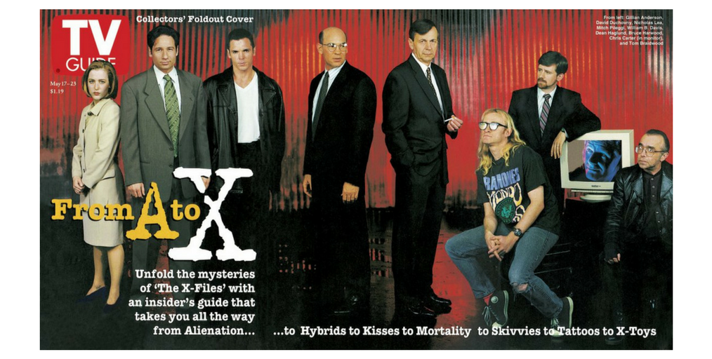 The X-Files on the Cover of TV Guide Magazine