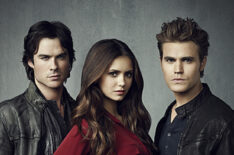 The Vampire Diaries - Ian Somerhalder, Nina Dobrev and Paul Wesley