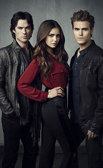 The Vampire Diaries - Ian Somerhalder, Nina Dobrev and Paul Wesley