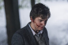 Freddie Highmore as Norman Bates in the Bates Motel - 'The Cord'