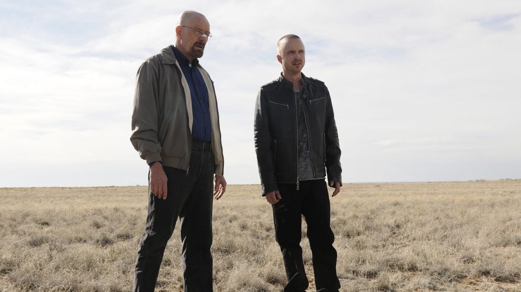 Breaking Bad - Walter White (Bryan Cranston) and Jesse Pinkman (Aaron Paul)