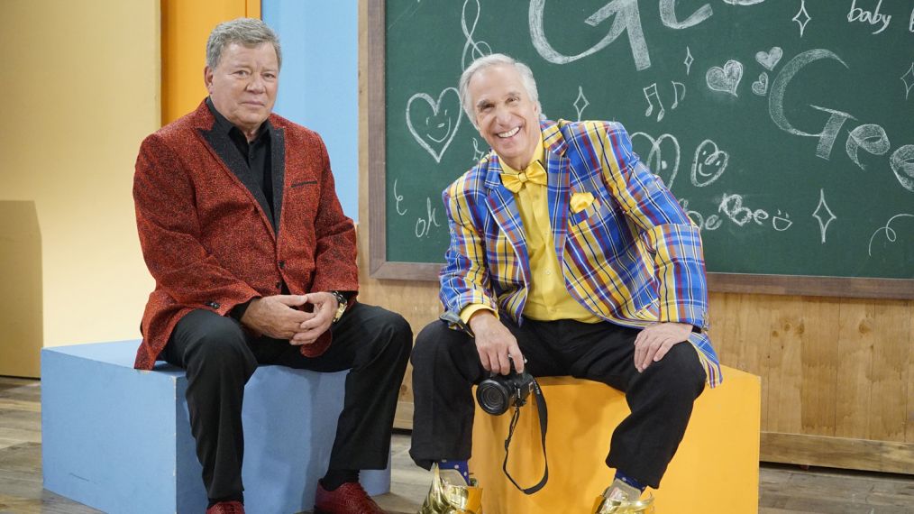 Road Trip! Henry Winkler and William Shatner Talk ‘Better Late Than
Never’ Season 2