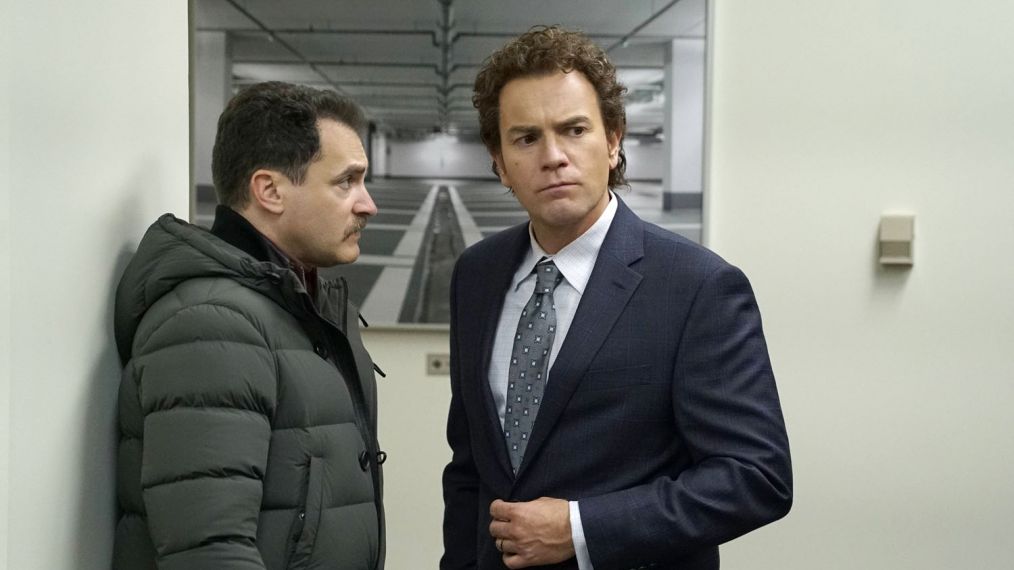 Fargo - Michael Stuhlbarg as Sy Feltz, Ewan McGregor as Emmit Stussy