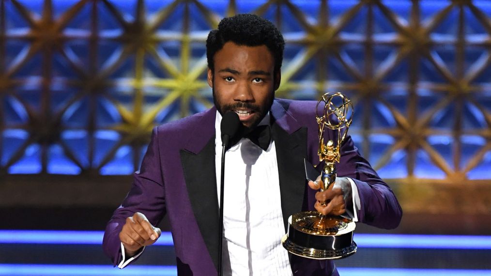 Actor Donald Glover accepts Outstanding Lead Actor in a Comedy Series for 'Atlanta' onstage during the 69th Annual Primetime Emmy Awards