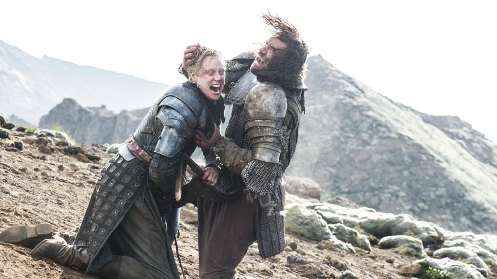 Game of Thrones - Gwendoline Christie and Rory McCann