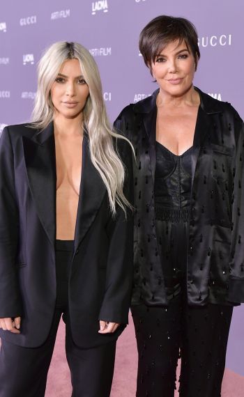 Kim Kardashian West and Kris Jenner attend the 2017 LACMA Art + Film Gala