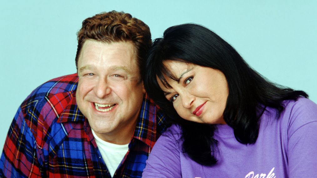 John Goodman and Roseanne Barr