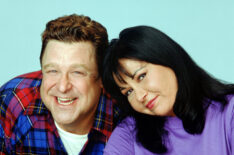 John Goodman and Roseanne Barr