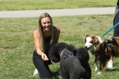 Annaliese Puccini with dogs