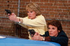 Tyne Daly and Sharon Gless in Cagney & Lacey