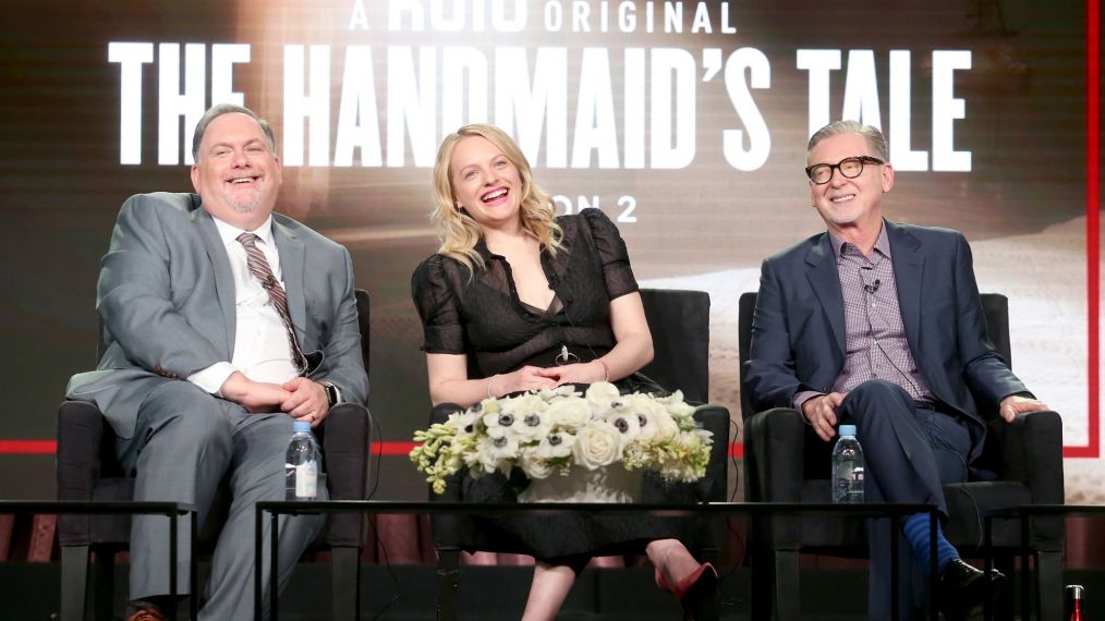 2018 Winter TCA Tour - The Handmaid's Tale - Bruce Miller, Elisabeth Moss, and Warren Littlefield