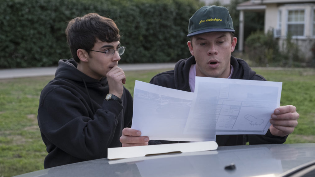 Tyler Alvarez and Jimmy Tatro in American Vandal