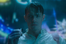 Joel Kinnaman as Takeshi Kovacs in Altered Carbon