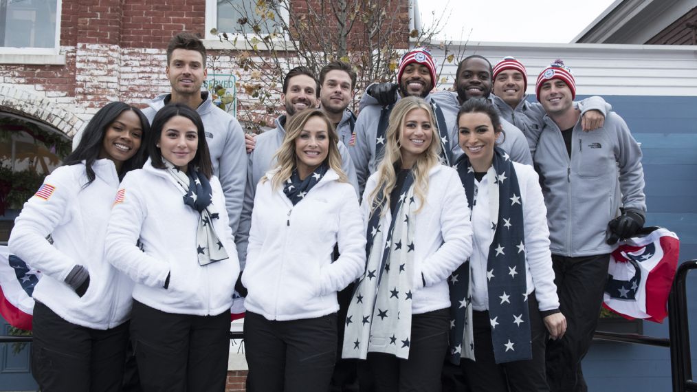 THE BACHELOR WINTER GAMES - LAUREN GRIFFIN, LUKE PELL, BIBIANA JULIAN, JAMEY KOCAN, MICHAEL GAROFOLA, CLARE CRAWLEY, ERIC BIGGER, LESLEY MURPHY, JOSIAH GRAHAM, ASHLEY IACONETTI, DEAN UNGLERT, BEN HIGGINS