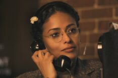 Meta Golding as Rosa Parks in Behind the Movement