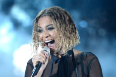 Beyonce performs onstage during the 56th Grammy Awards