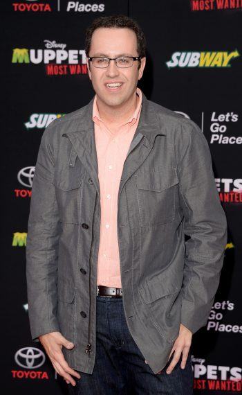 Jared Fogle attends the premiere of Disney's 'Muppets Most Wanted'