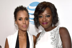 Kerry Washington and Viola Davis attend the 47th NAACP Image Awards