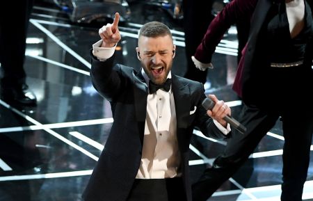 Justin Timberlake performs onstage during the 89th Annual Academy Awards in 2017