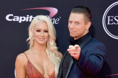 Maryse Ouellet and Michael Mizanin (aka The Miz) attend The 2017 ESPYS