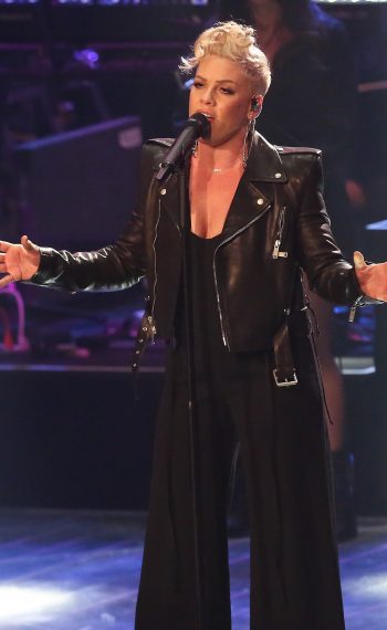 Pink performs during the 'The Voice of Germany'