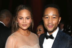 Chrissy Teigen and John Legend at The Art Of Elysium's 11th Annual Celebration