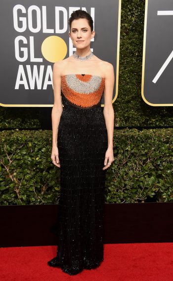 Allison Williams attends The 75th Annual Golden Globe Awards